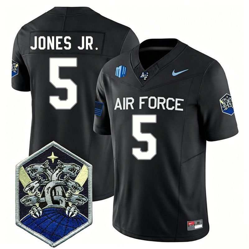 Air Force Falcons #5 Roger Jones Jr. College Football Jerseys,Uniforms-Black